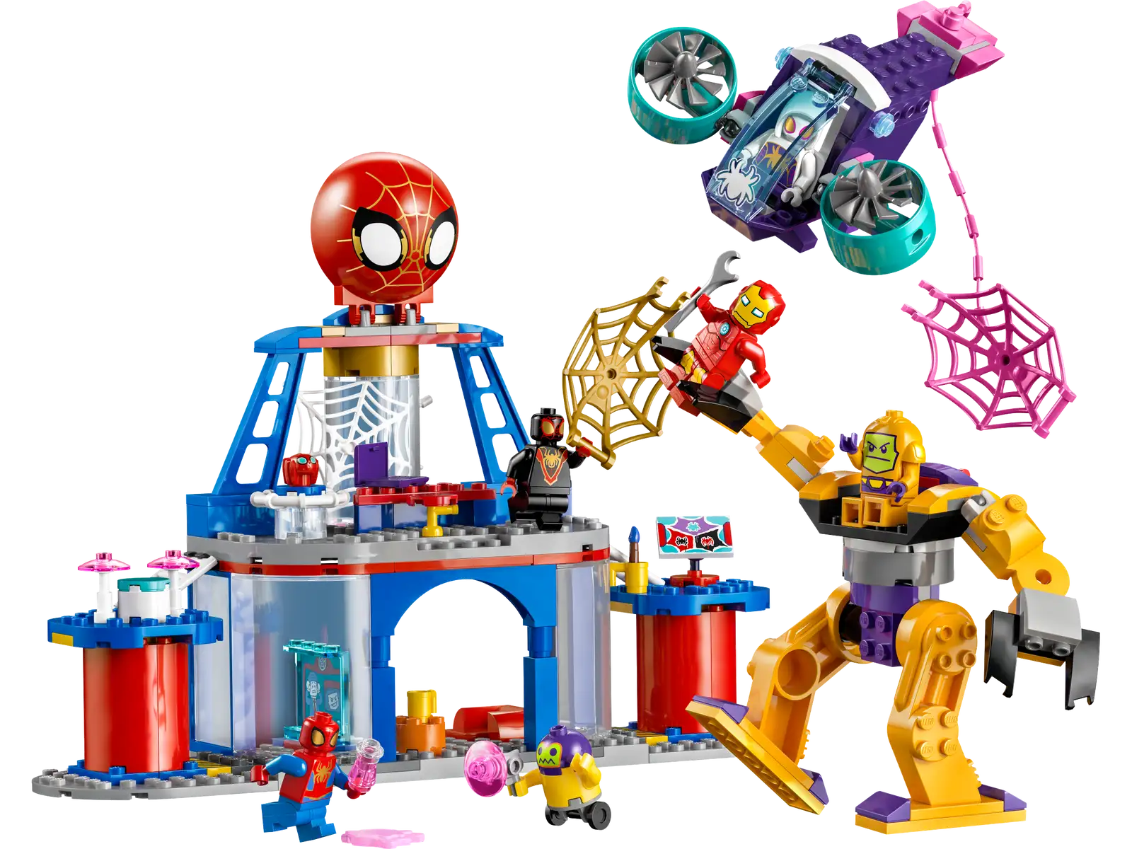 Lego Marvel Team Spidey Web Spinner Headquarters 10794