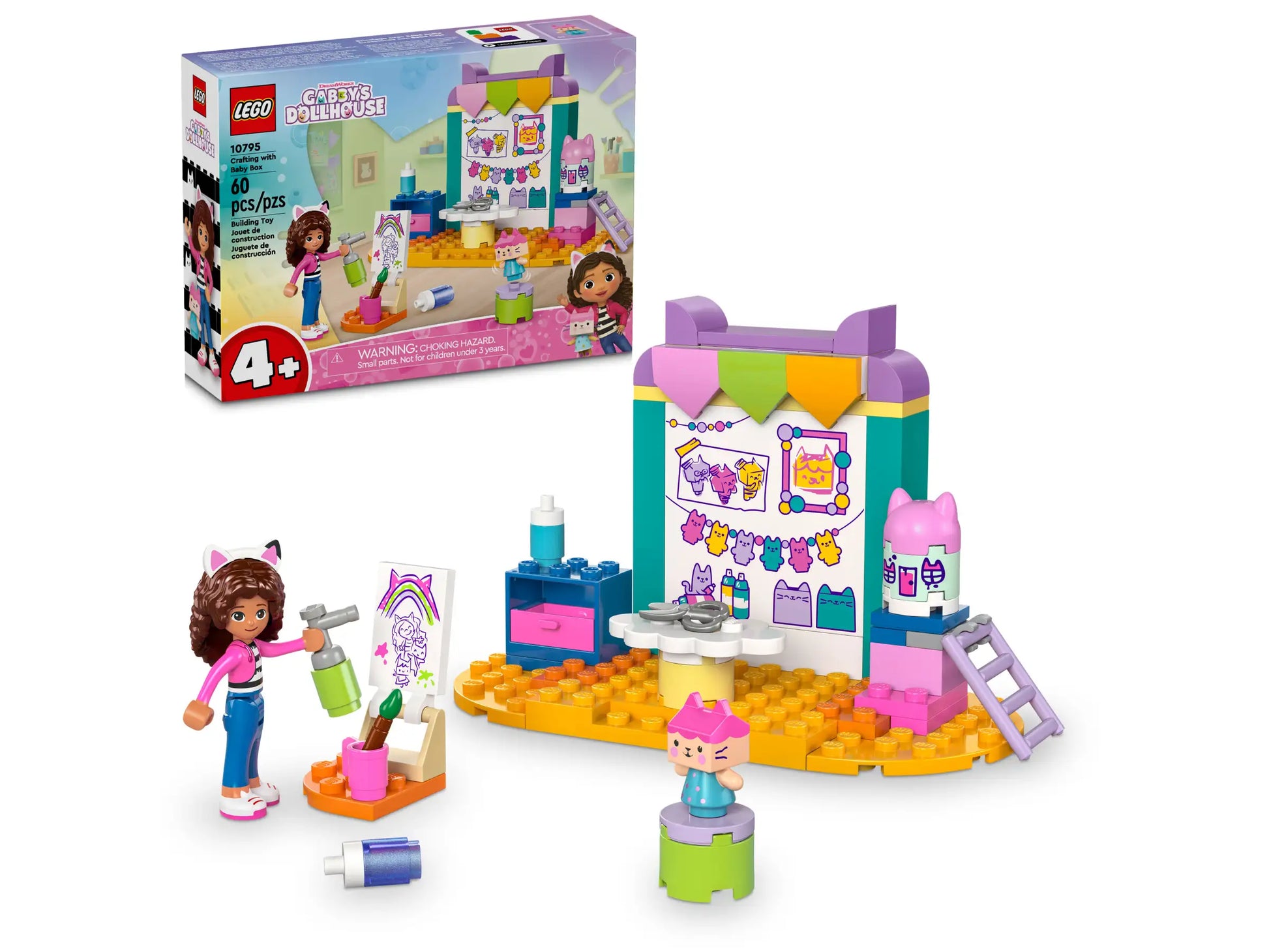 Lego Gabby's Dollhouse Crafting with Baby Box 10795