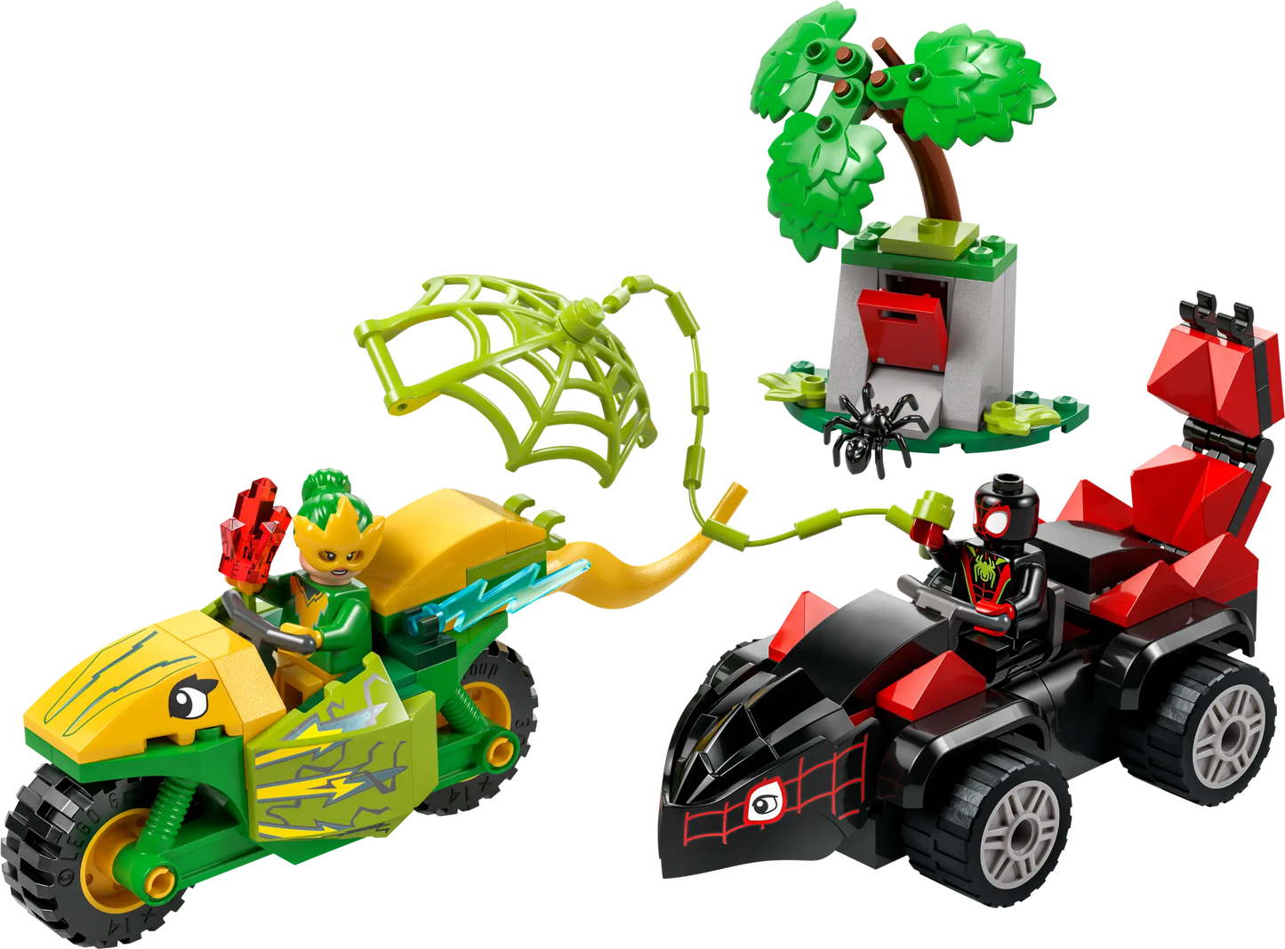 Lego Marvel Spin and Electro Dinosaur Vehicle Chase 11198