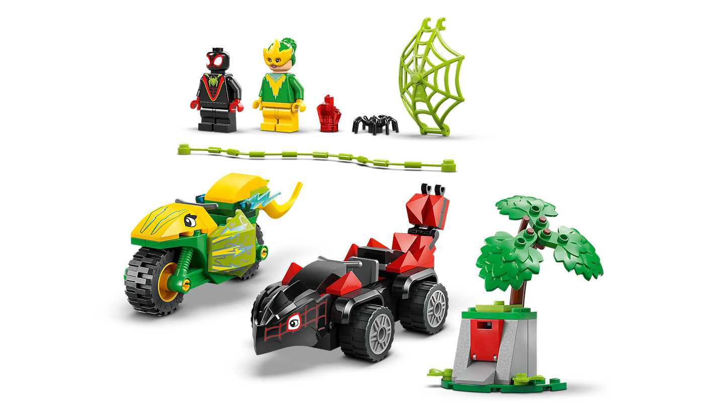 Lego Marvel Spin and Electro Dinosaur Vehicle Chase 11198