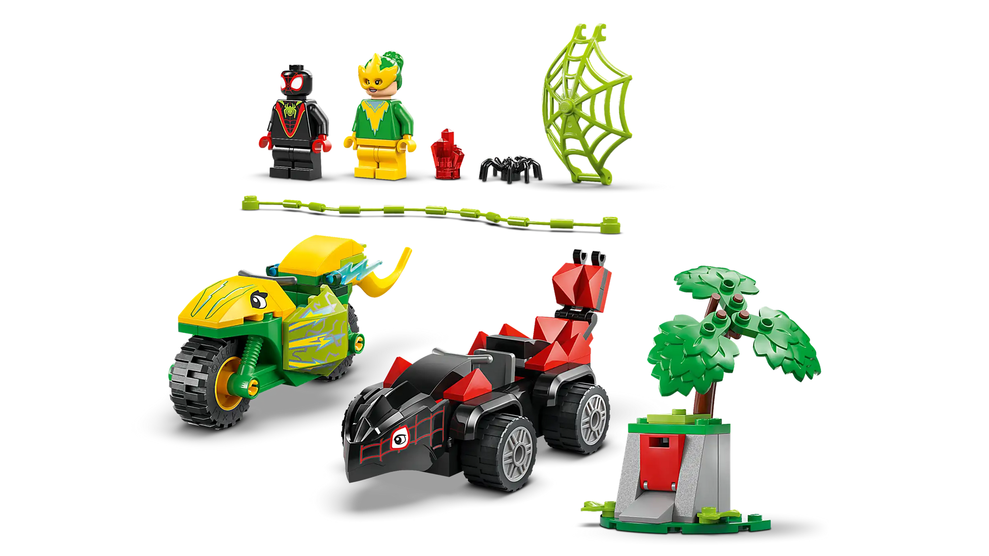 Lego Marvel Spin and Electro Dinosaur Vehicle Chase 11198