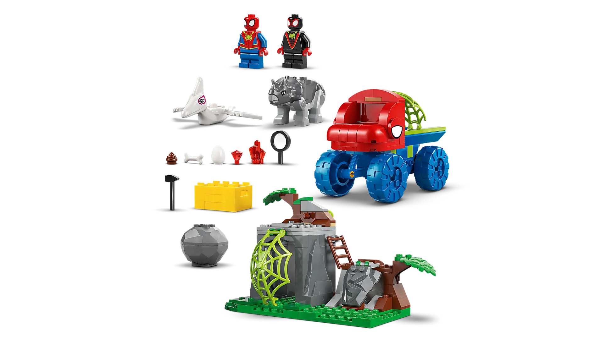 Lego Marvel Team Spidey Dino Crawler Rescue 11199