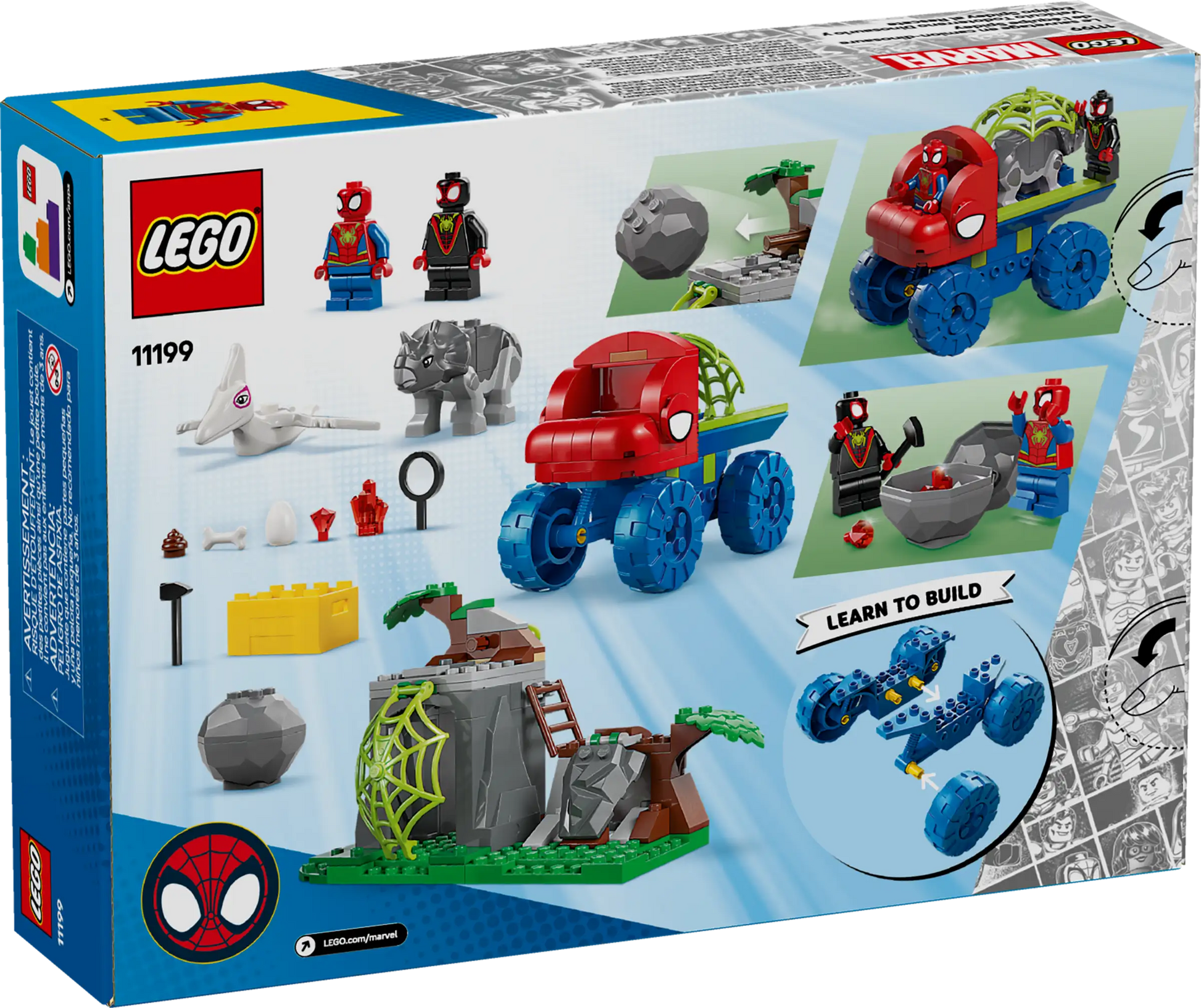 Lego Marvel Team Spidey Dino Crawler Rescue 11199