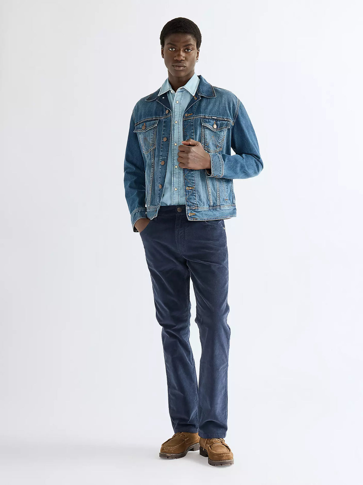 Wrangler Greensboro Corduroy Straight Trousers