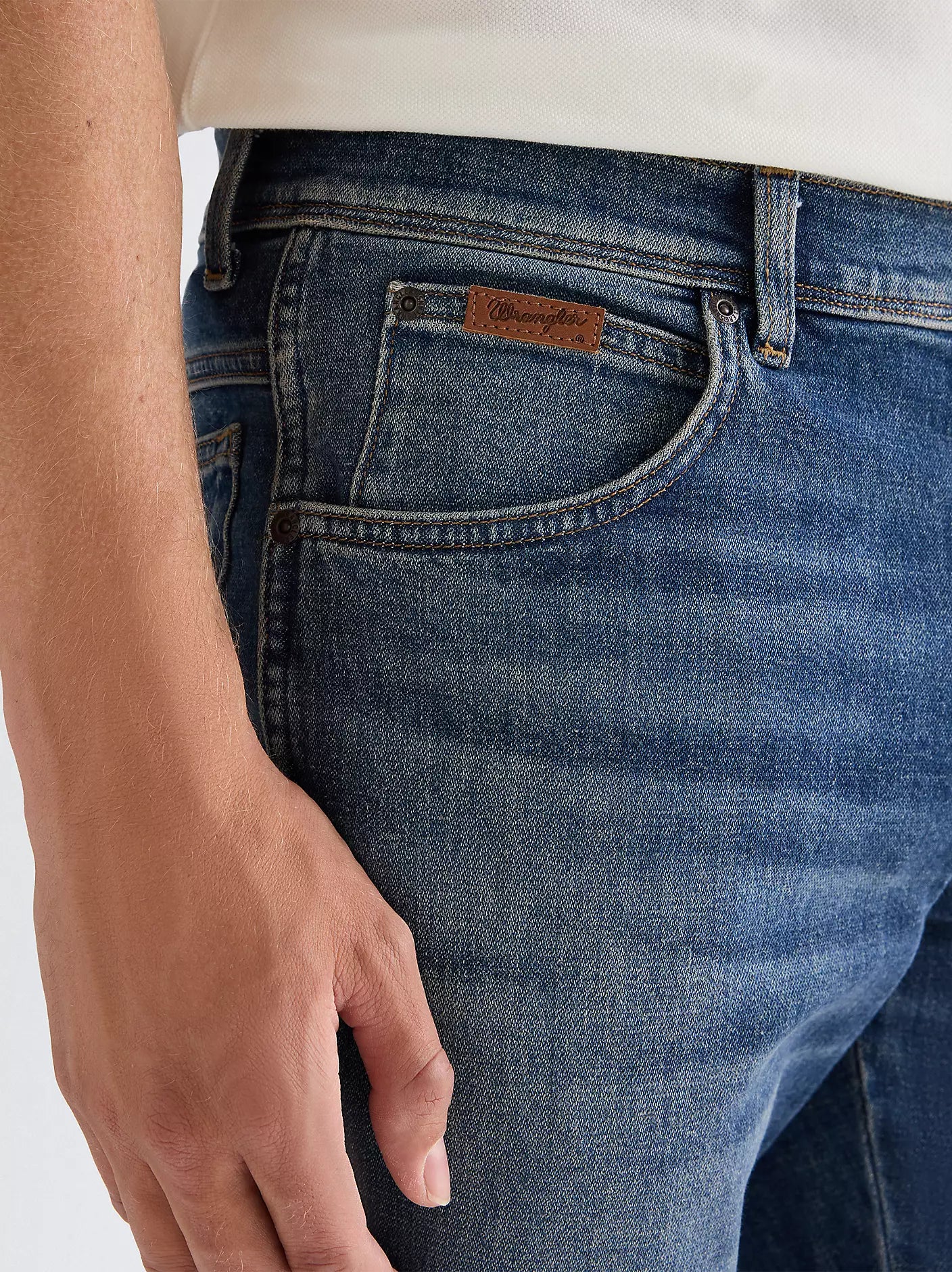 Wrangler Texas Slim Toughlite Low Stretch Jeans