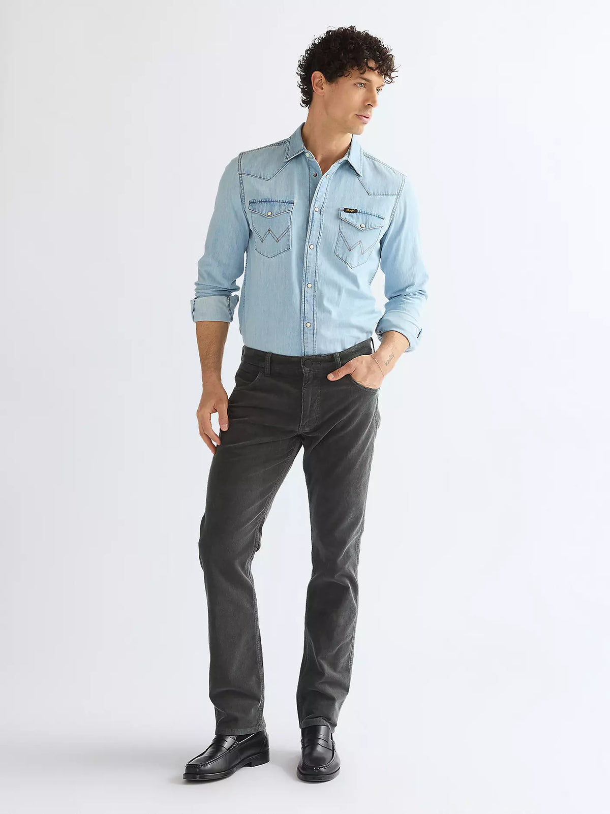 Wrangler Greensboro Corduroy Straight Trousers