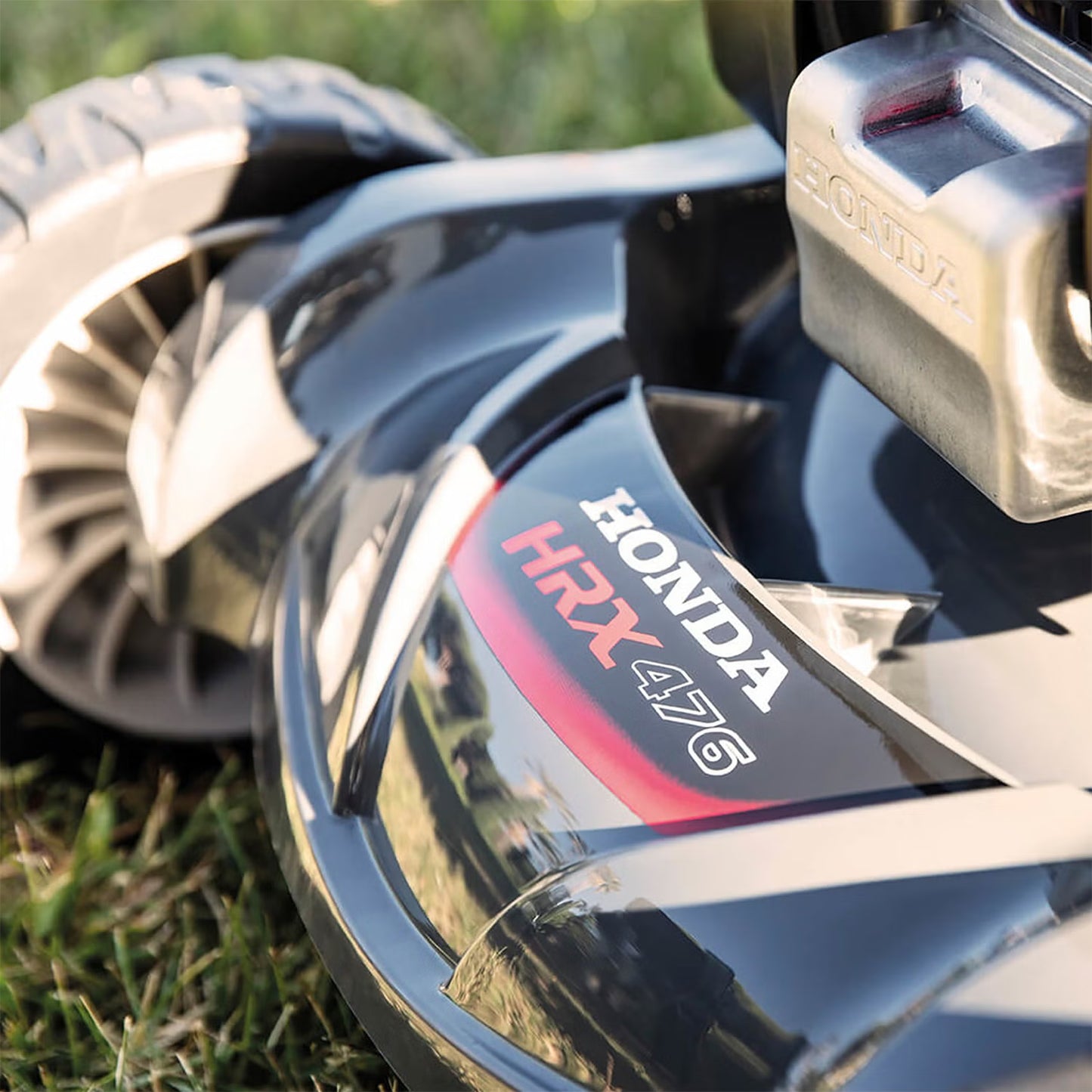 Honda HRX 476 HY Self-Propelled Petrol Lawn Mower with Mulching & Roto Stop