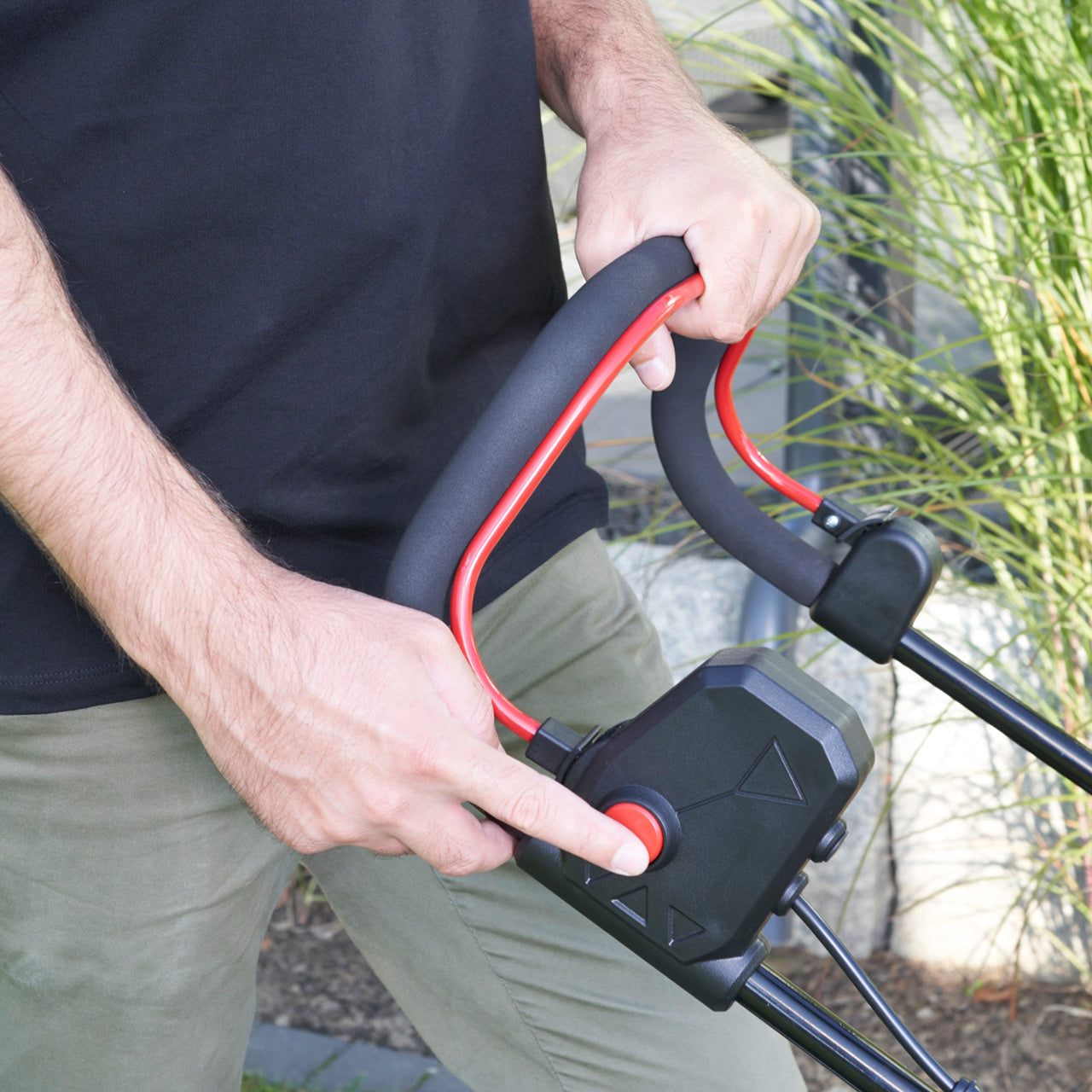 AL-KO Easy 3.82 Li R Cordless Push Rear Roller Lawn Mower 38cm