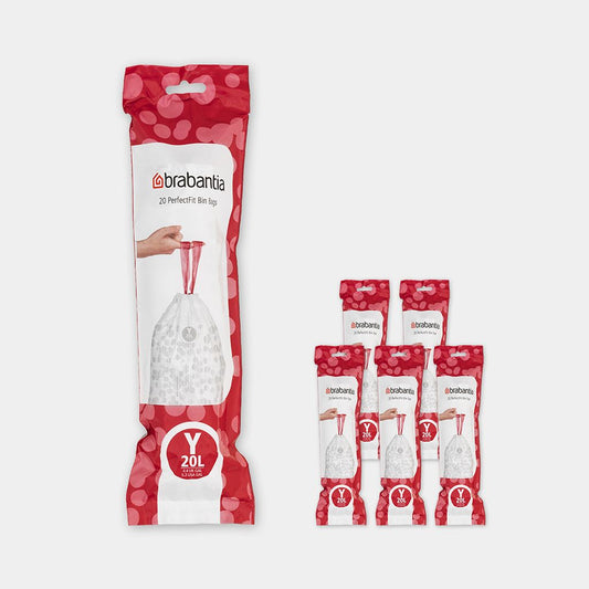 Brabantia PerfectFit Bin Bags NewIcon Bin Code Y 20L