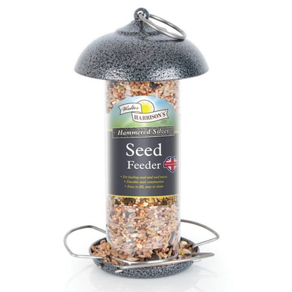 Walter Harrisons Silver Mini Seed Feeder 20cm