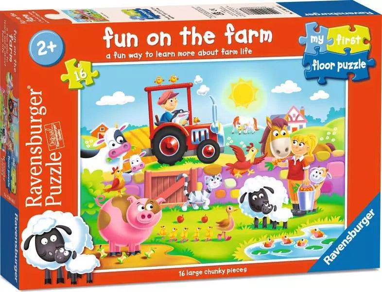 Ravensburger Fun on the Farm My First 16 Piece Floor Jigsaw Puzzle