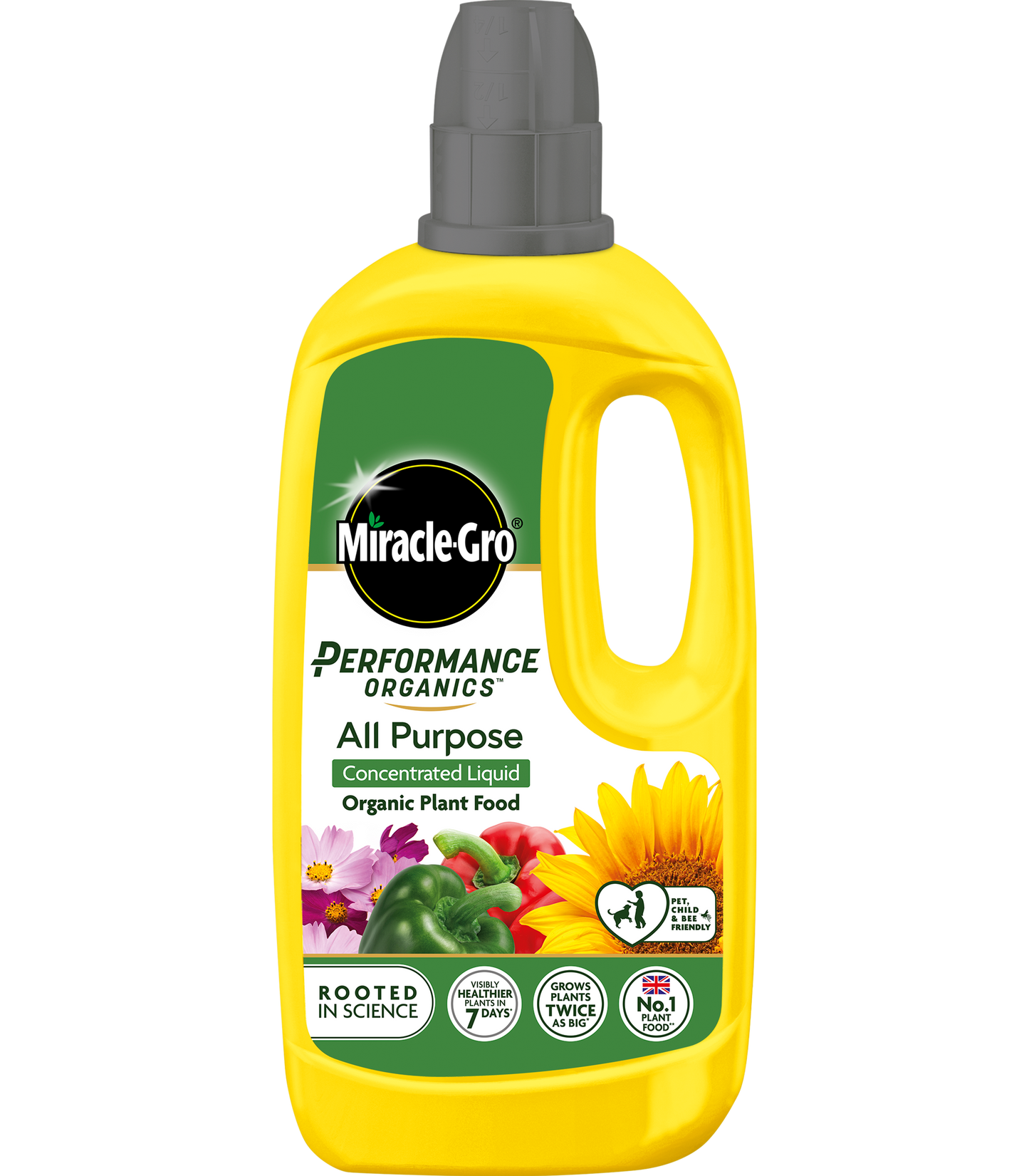 Miracle-Gro Performance Organic All-Purpose Liquid Concentrate Food 800ml