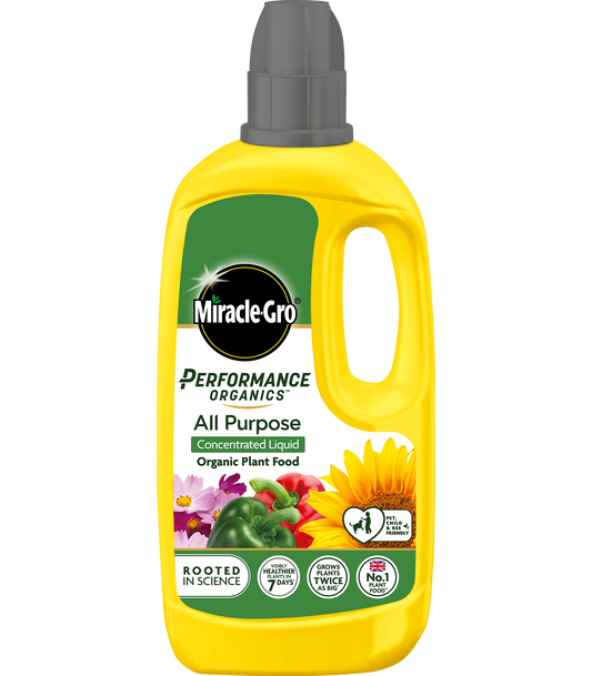Miracle-Gro Performance Organic All-Purpose Liquid Concentrate Food 800ml