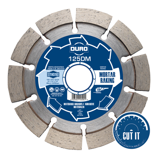 Duro DM Mortar Removal Mortar Raking Diamond Blade