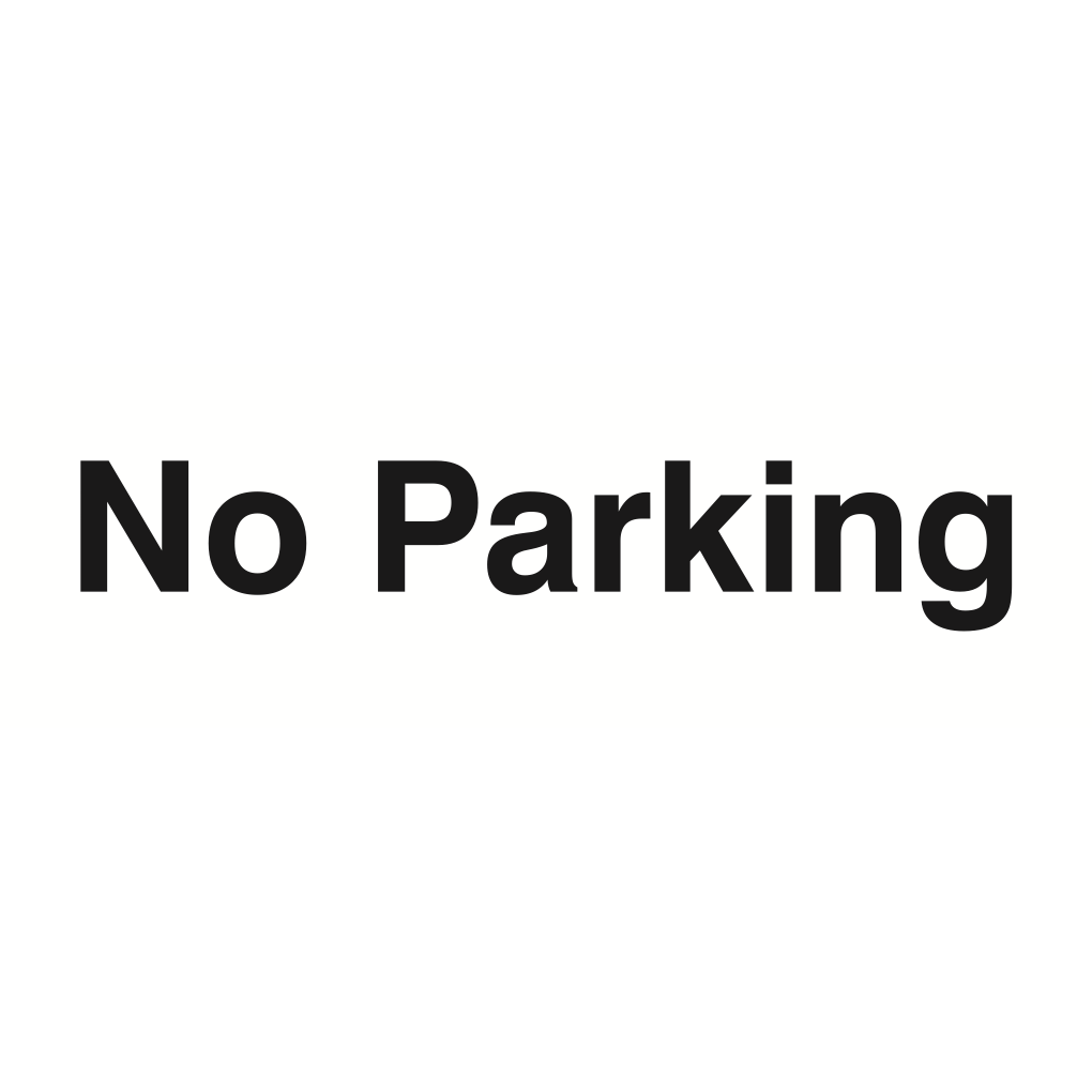 Parrot Signs & Graphics No Parking Sign 360 x 120mm