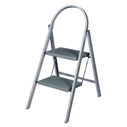 Werner Handy Step Stool 2 Step Grey