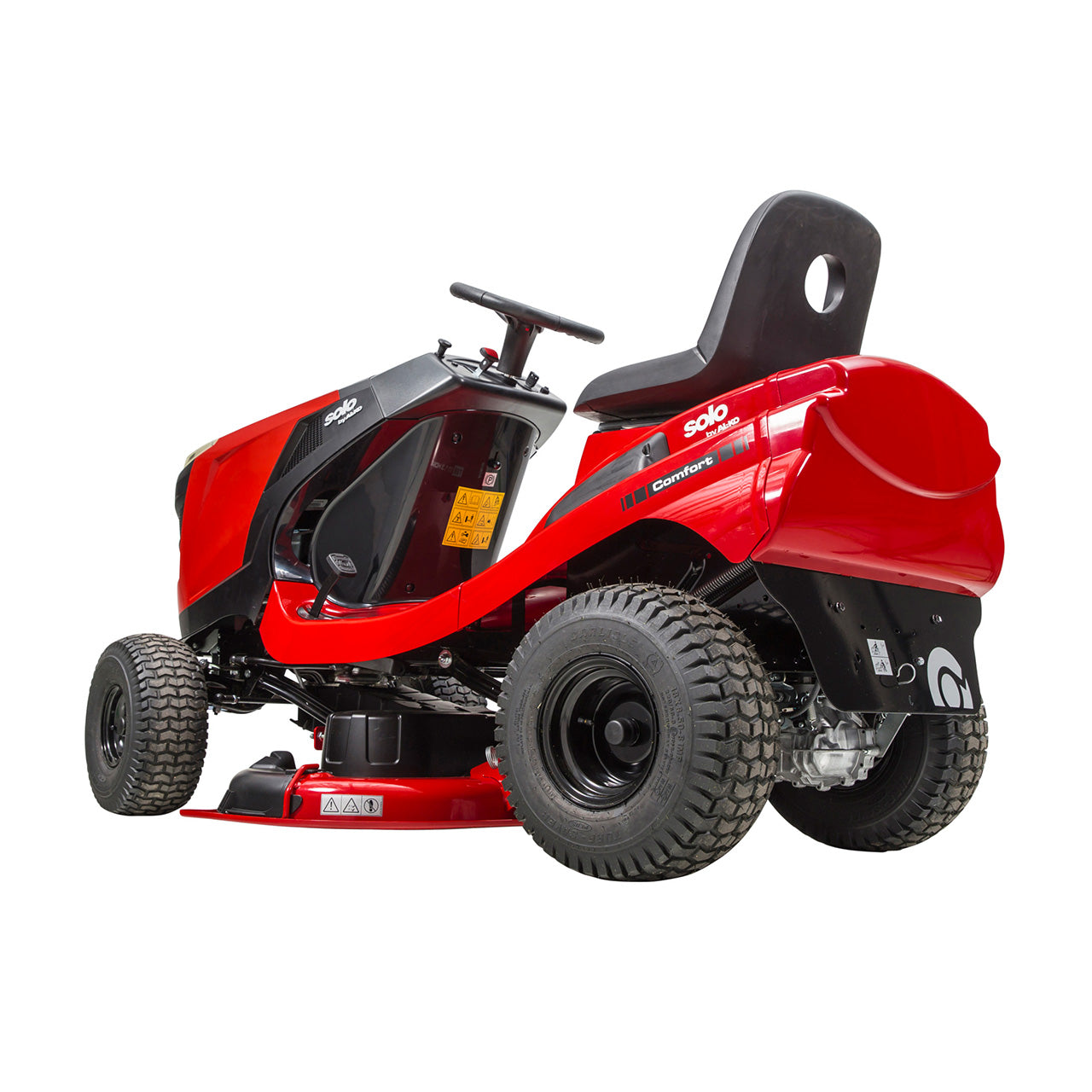 solo by AL-KO Comfort T18-111.4 HDS-A V2 Petrol Side Discharge Mulching Lawn Tractor 111cm