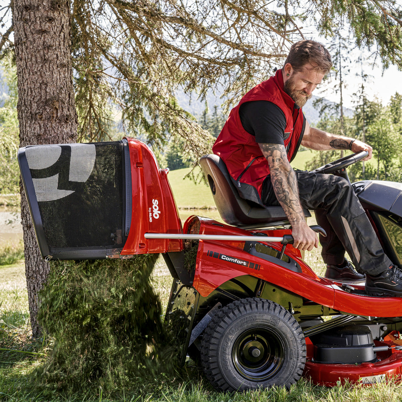 solo by AL-KO Comfort T18-103.4 HD-A V2 Petrol Rear Collect Lawn Tractor