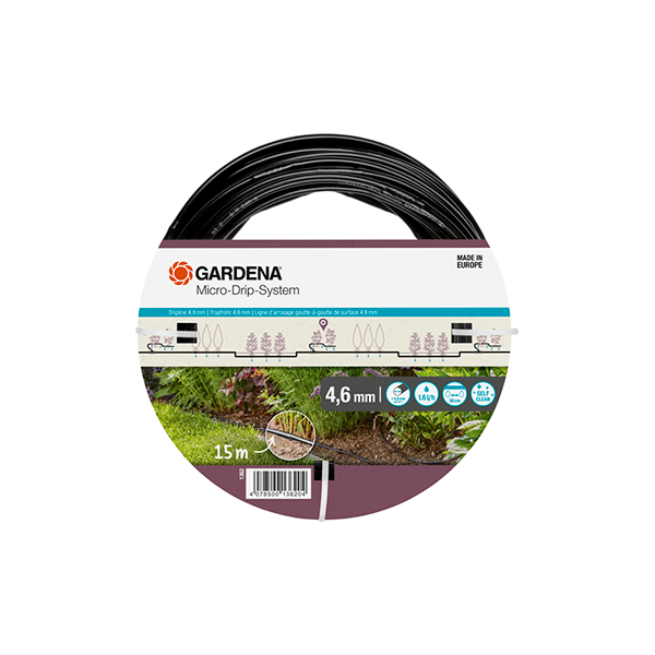 Gardena Drip Irrigation Line 4.6 mm (3/16") 15 m