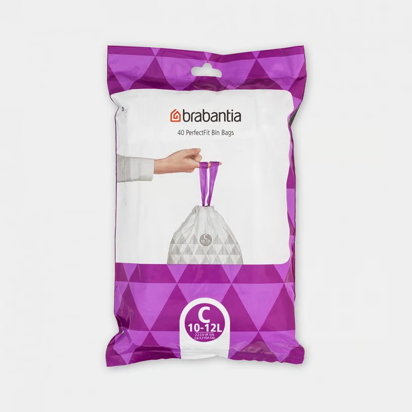 Brabantia PerfectFit Bin Bags Code C 10-12L