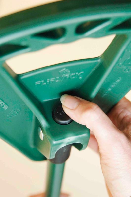 Classic Canes Flipstick Seat Height Adjustable Green