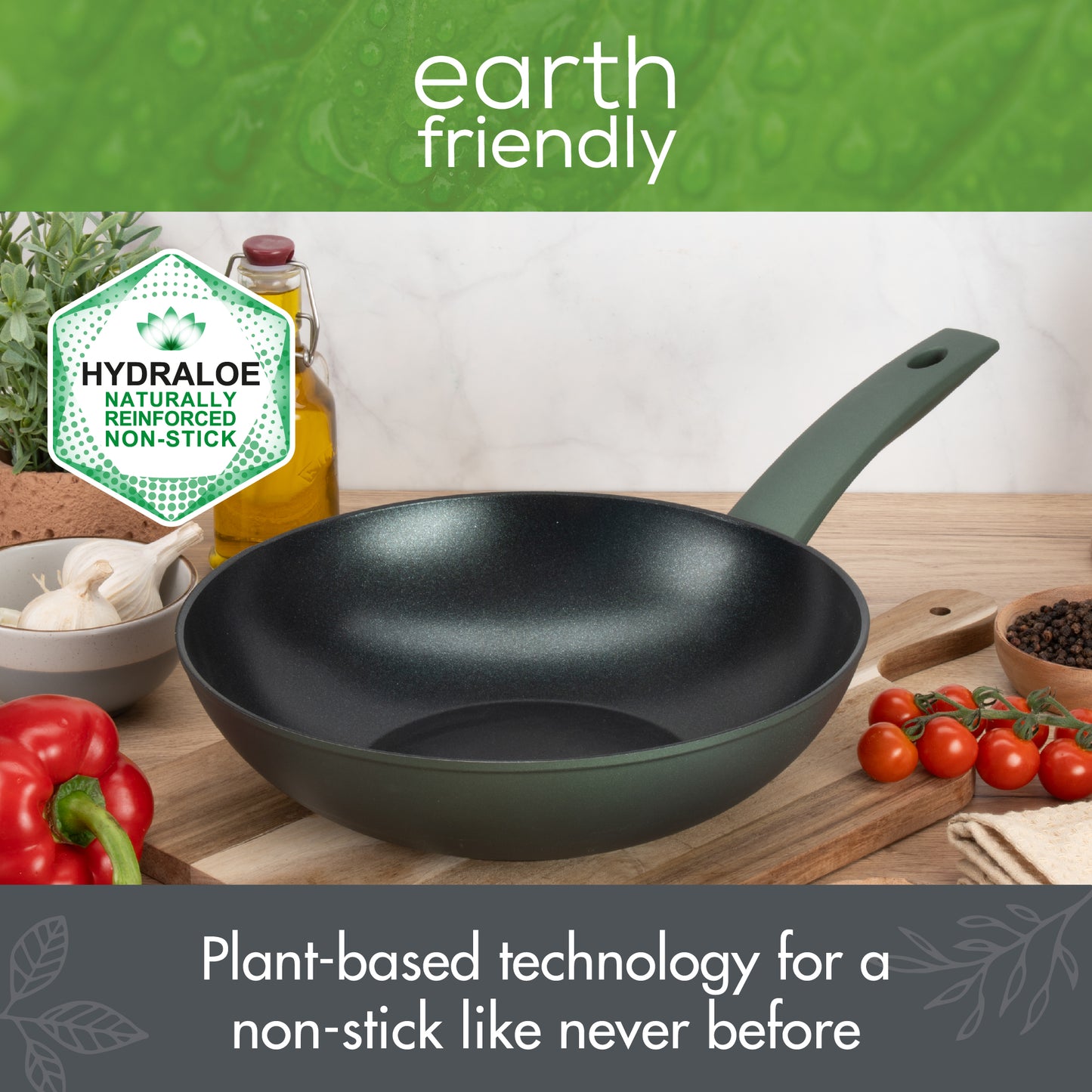 Prestige Earth Friendly Non-Stick Induction Wok 28cm