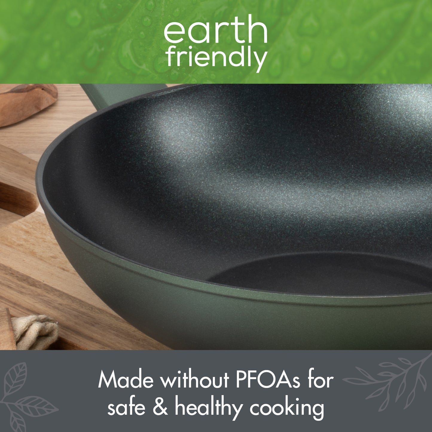 Prestige Earth Friendly Non-Stick Induction Wok 28cm
