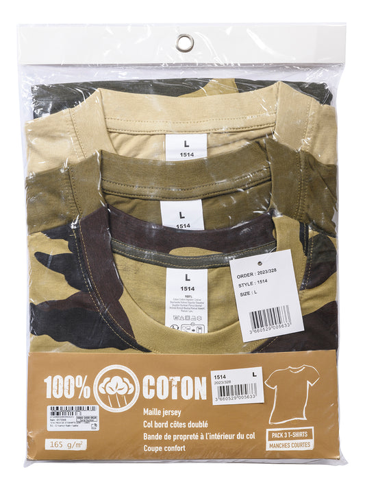 Percussion Camo T-Shirts 3-Pack
