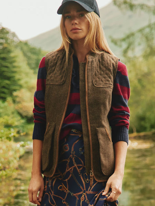 Joules Cawthorne Tweed Gilet