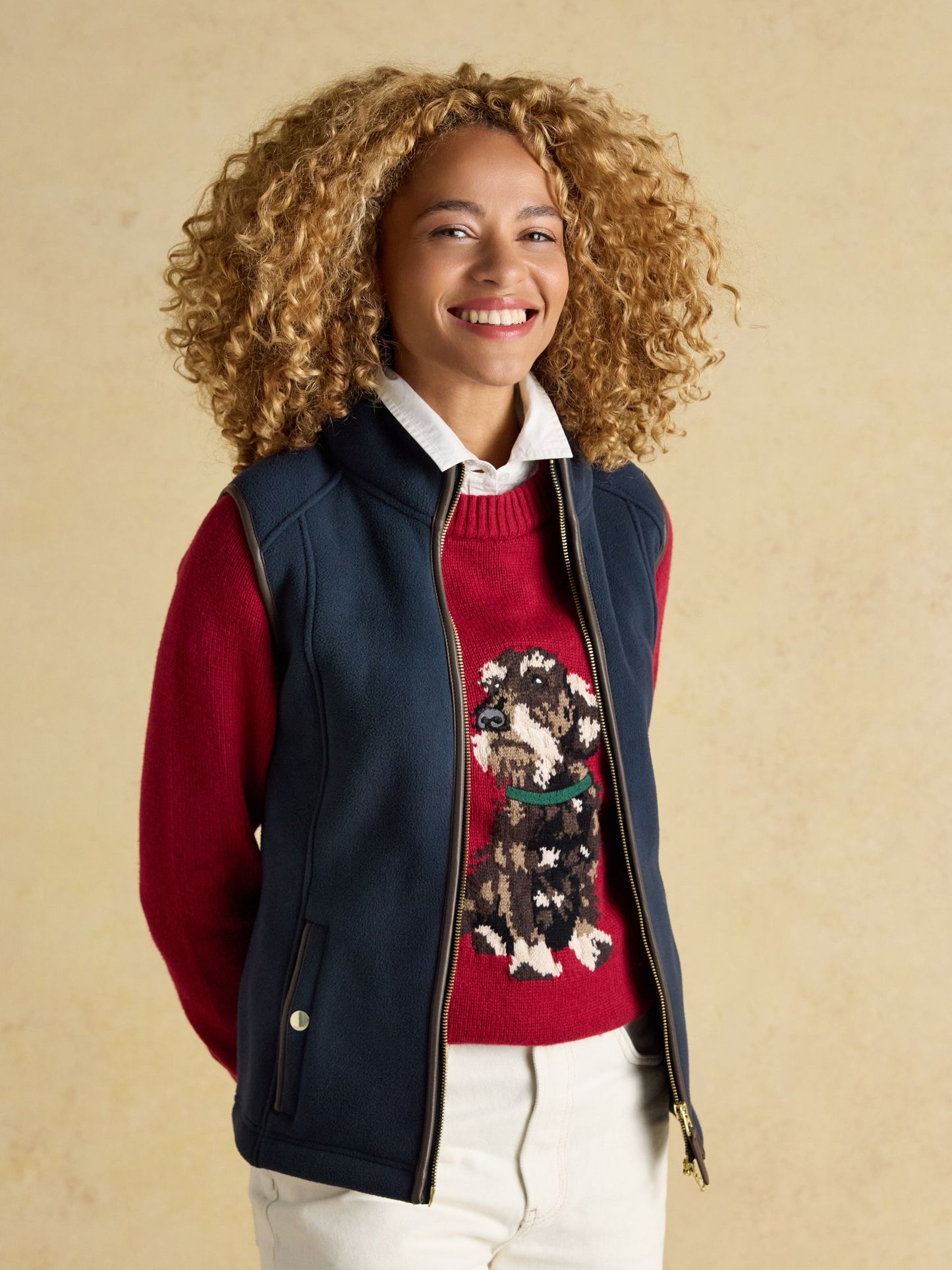 Joules Womens Heritage Fleece Gilet
