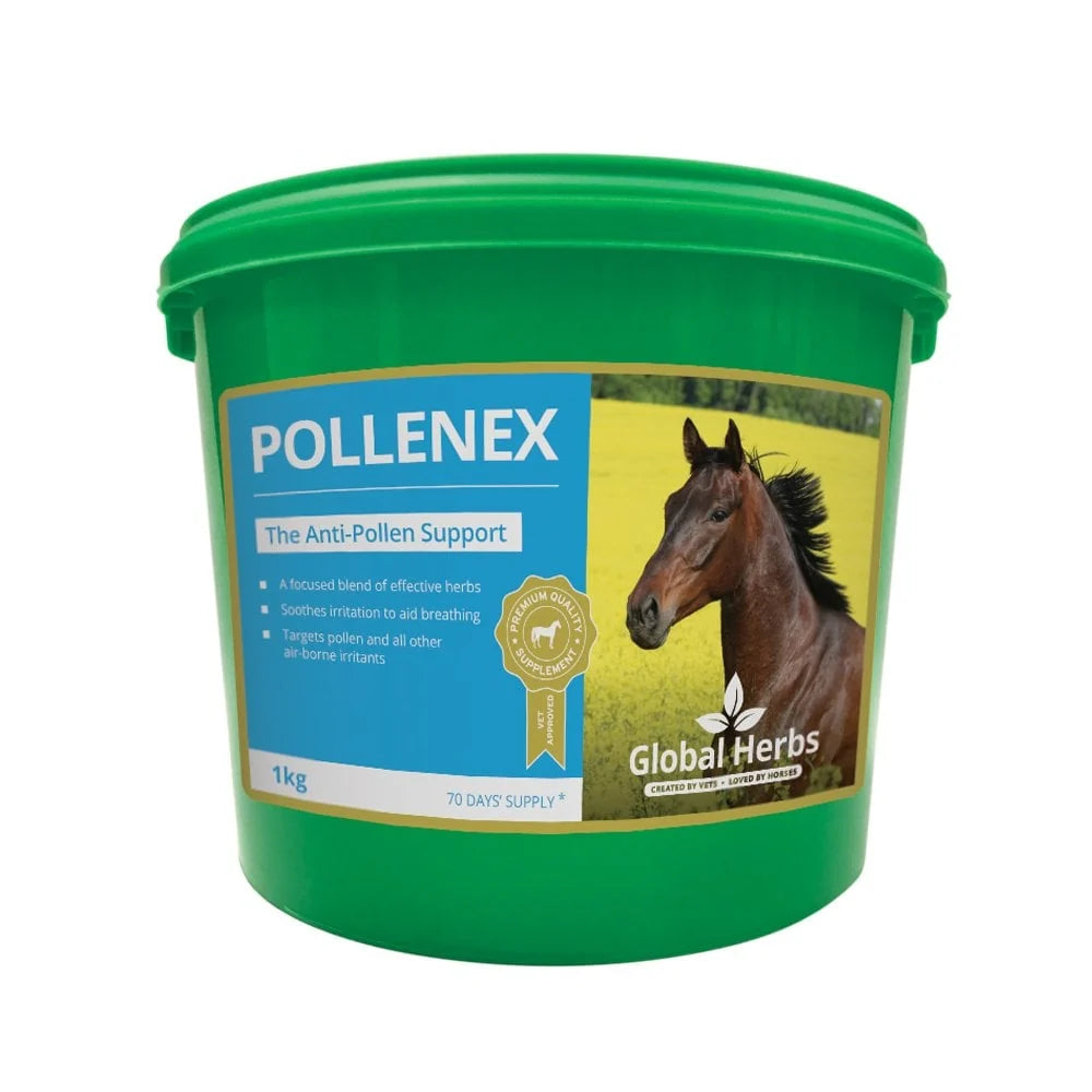 Global Herbs PolleneX Powder Equine Respiratory Supplement