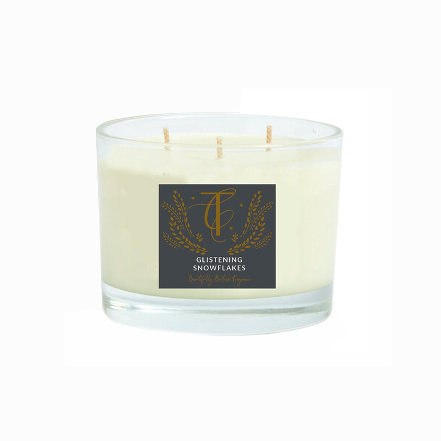 The Country Candle Co Glistening Snowflakes Multi-Wick Candle