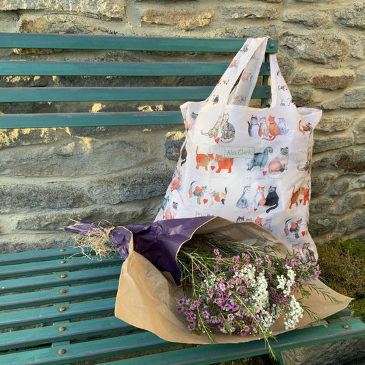 Alex Clark Reusable Shopping Bag Marvellous Moggies