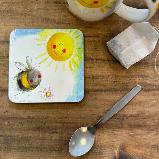 Alex Clark Bee Happy Coaster