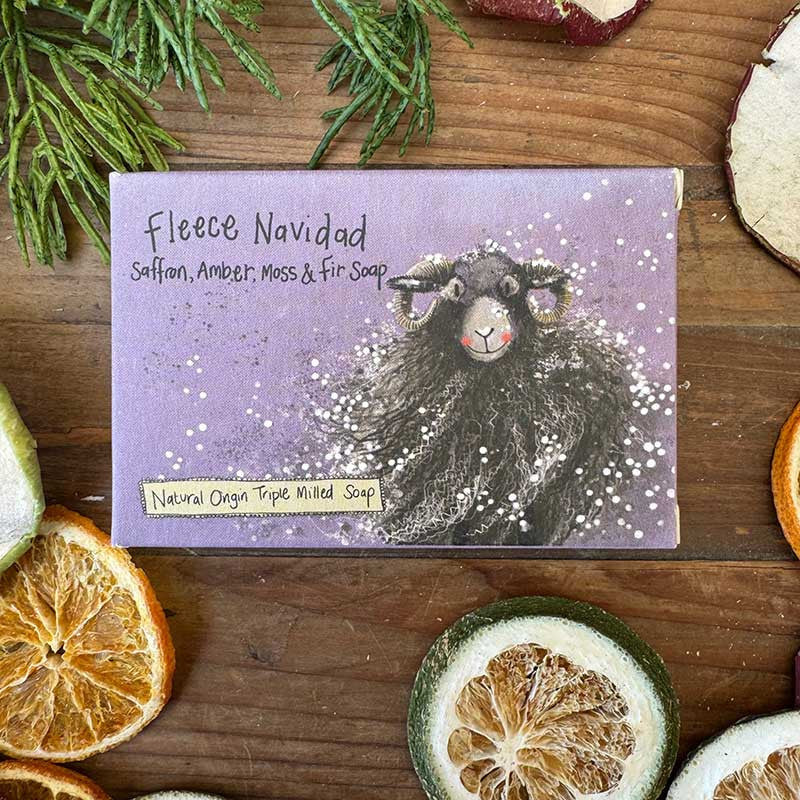 Alex Clark Fleece Navidad Saffron, Amber, Moss and Fir Soap