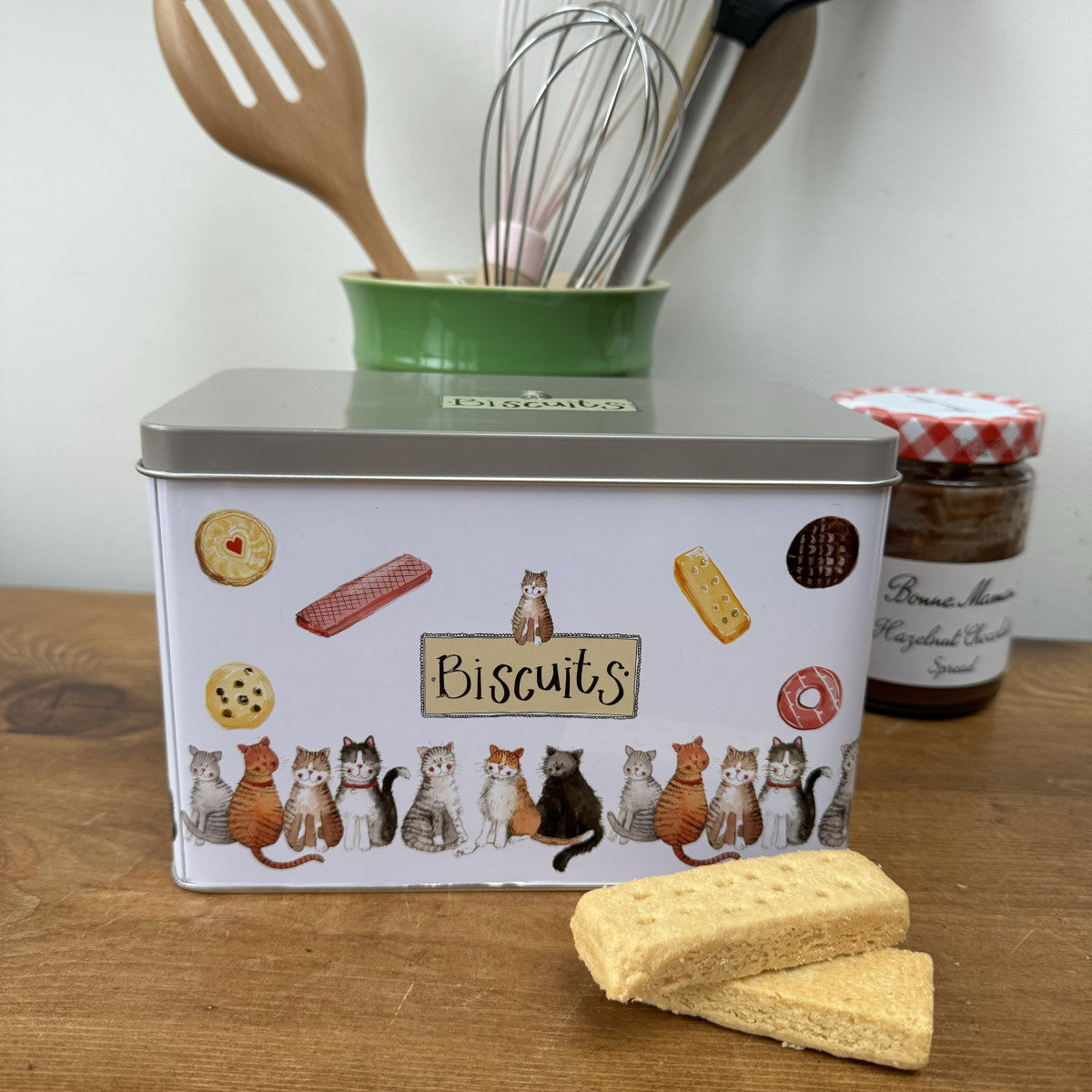 Alex Clark Marvellous Moggies Biscuit Storage Tin