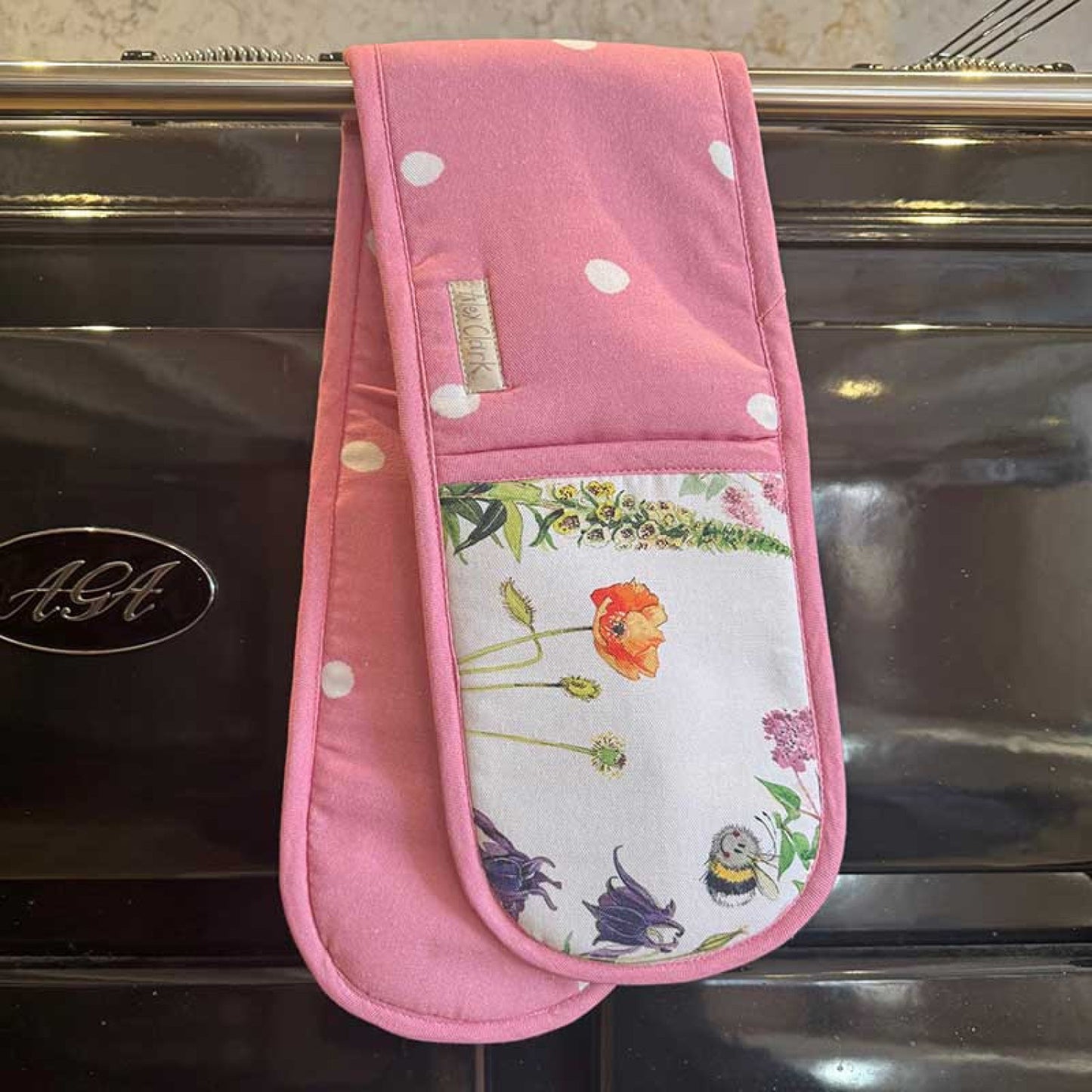 Alex Clark Oven Glove Bee and Foxglove