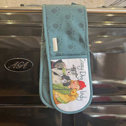Alex Clark Oven Glove Crazy Dog Lady