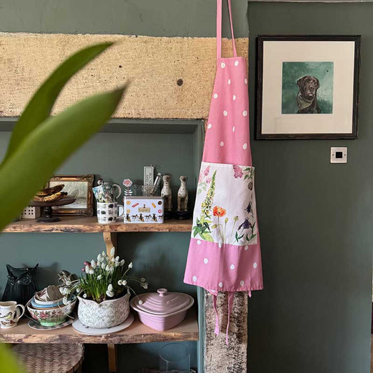 Alex Clark Apron Bee and Foxglove