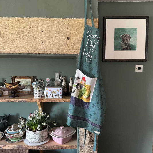 Alex Clark Apron Crazy Dog Lady