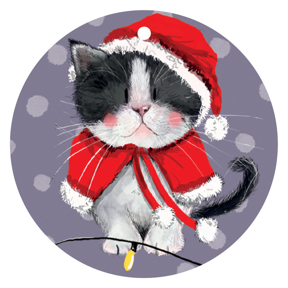 Alex Clark Christmas Cats Gift Tags