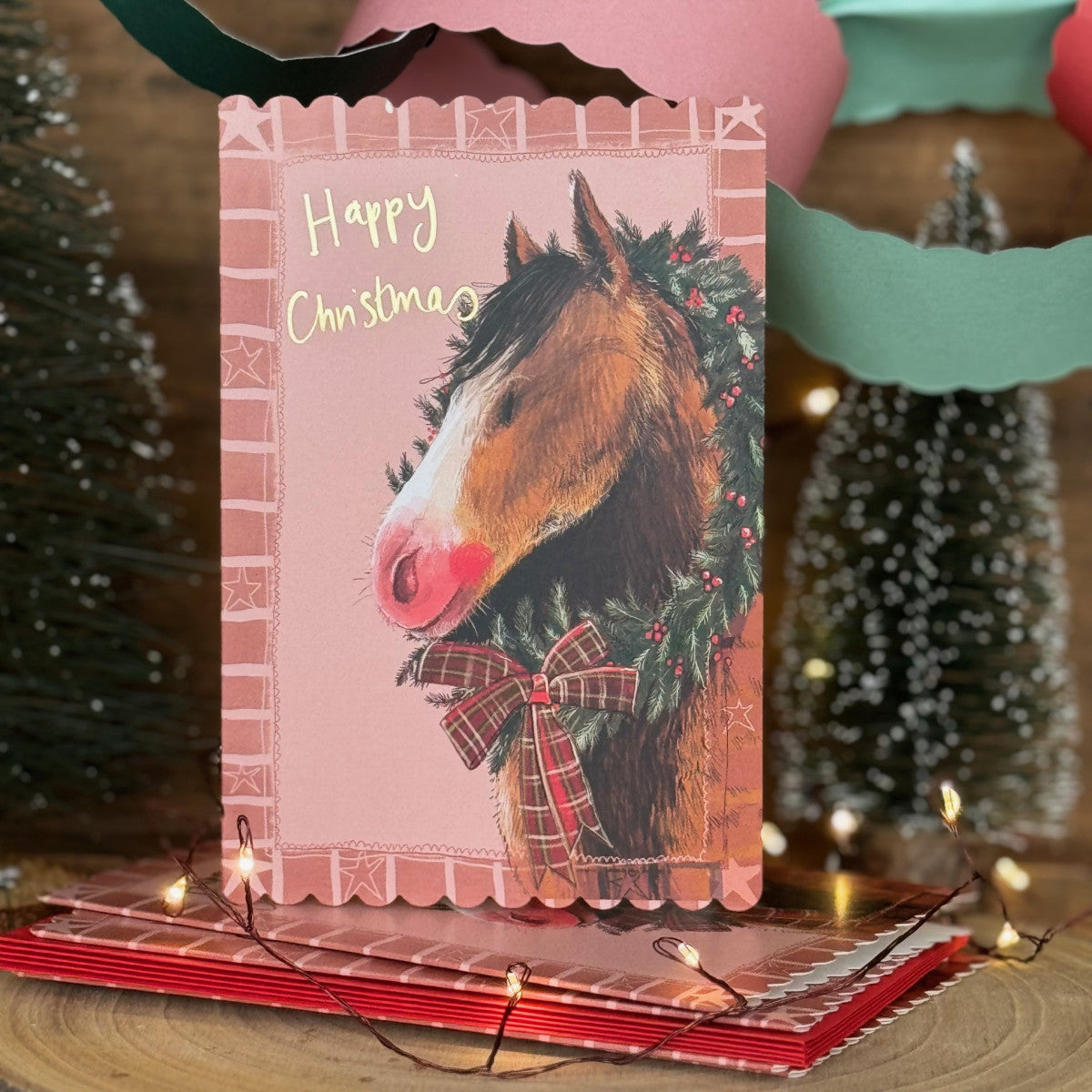 Alex Clark Horse & Wreath Doodles Card Pack