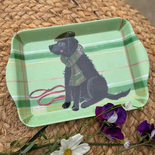Alex Clark Hat & Scarf Small Melamine Tray