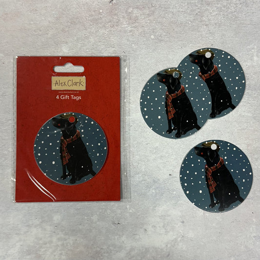 Alex Clark Christmas Dogs Gift Tags