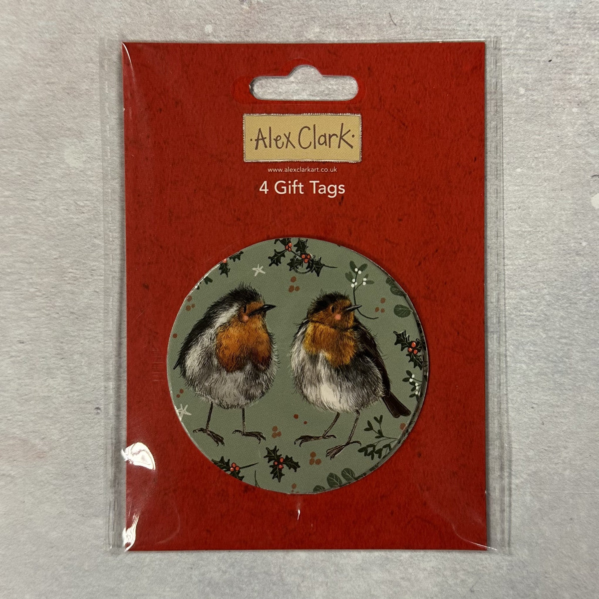 Alex Clark Christmas Robins Gift Tags