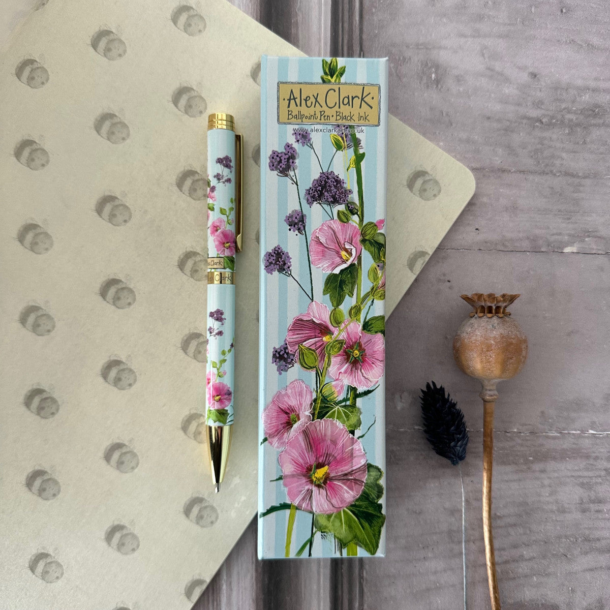 Alex Clark Garden Flowers Ballpoint Pen
