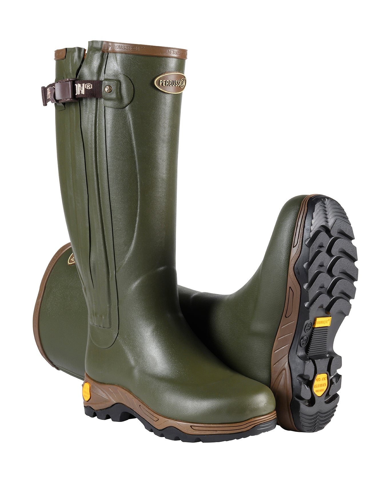 Percussion Full Zip SPS Neoprene Cambridge Wellington Boots