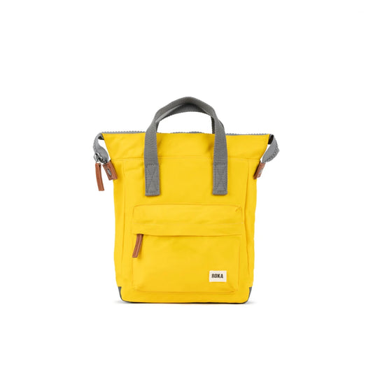 ROKA Bantry B Recycled Nylon Backpack – Mustard