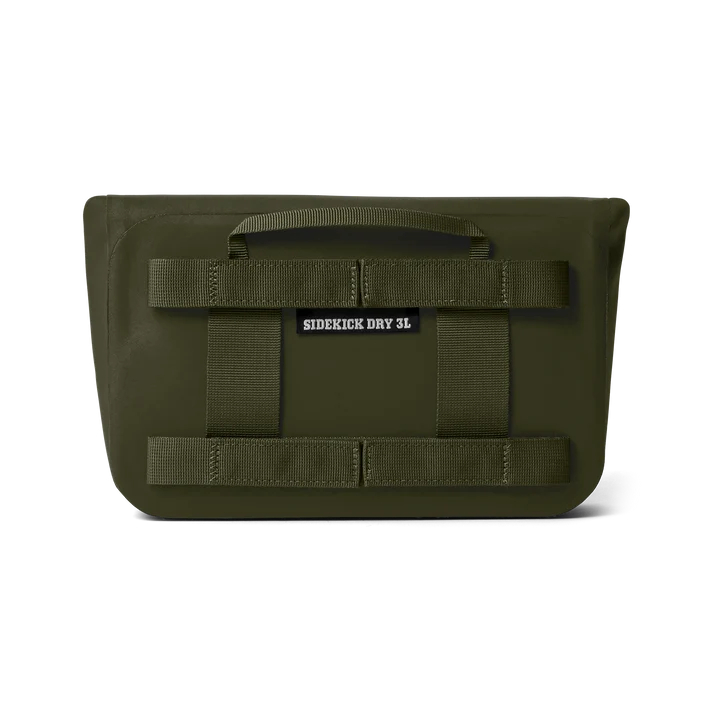 YETI 3L Waterproof Sidekick Dry Gear Case - Olive King Crab Orange