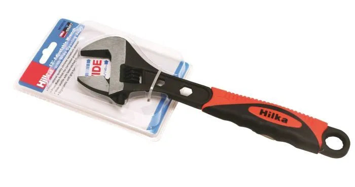 Hilka 12" (300mm) Soft Grip Adjustable Wrench